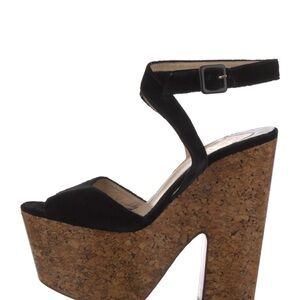 Christian Louboutin Black Platform. Size 38 EUC